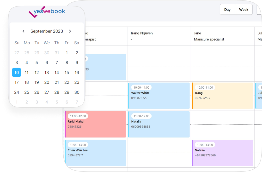 Appointment calendar