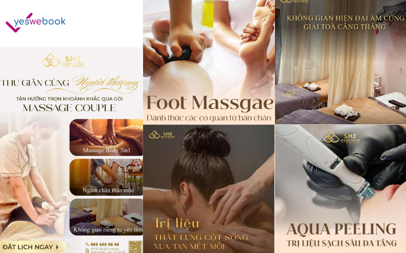 spa nổi tiếng SHE Beauty Center